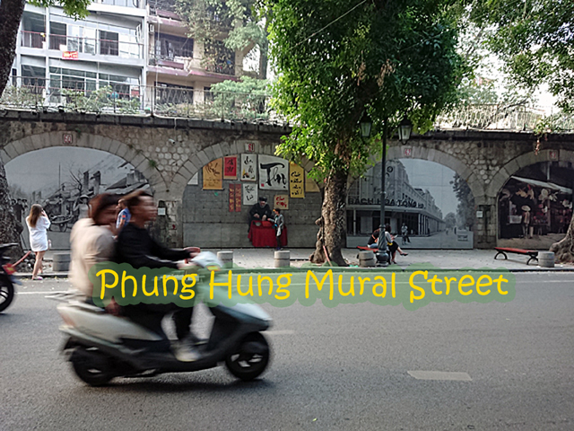 Phung Hung Mural Streetフンフン通りの壁画